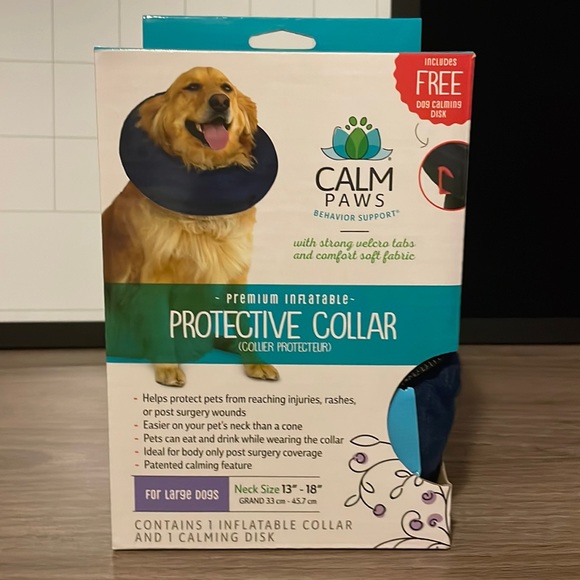 Petsmart Calm Paws Dog Caring Collar With Calming Calm Paws